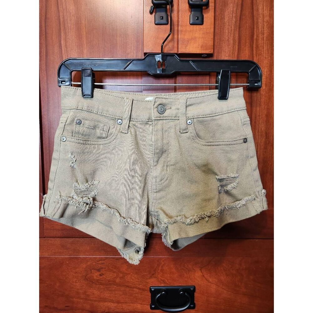 Re Generation by Celebrity Pink Meadow Slate Green Short Shorts Size 0/24